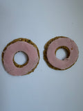 2 Pink Iced Donuts